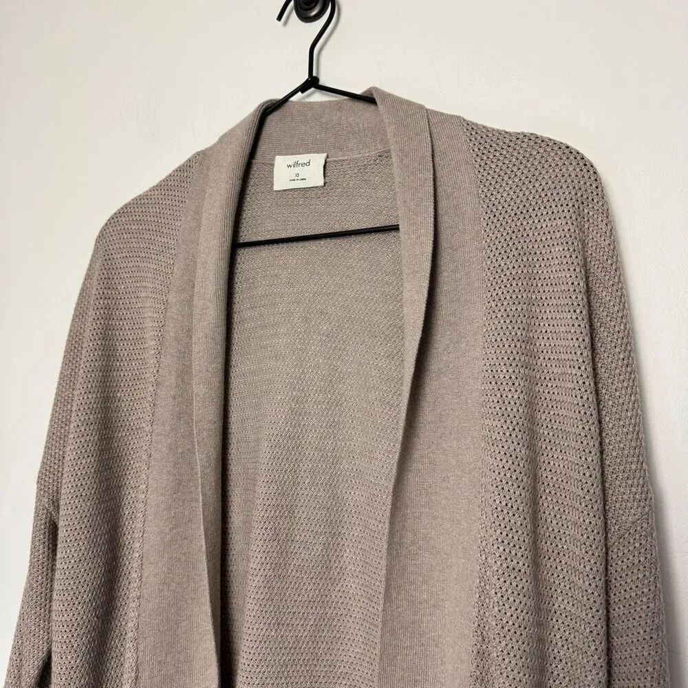 Aritzia Copernic Cotton Silk Cashmere Blend Cardigan XS - Picture 4 of 9